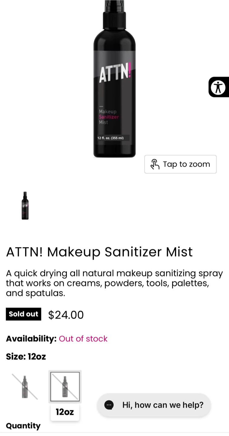 ATTN! Makeup Sanitizer Mist - photo 4