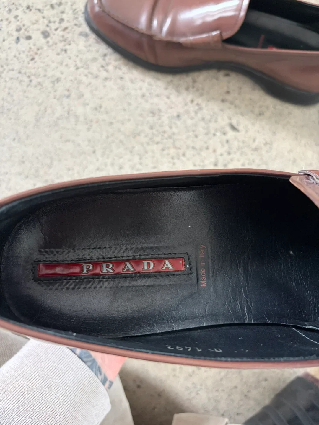 Prada Brown Leather Loafers image indicator(3)