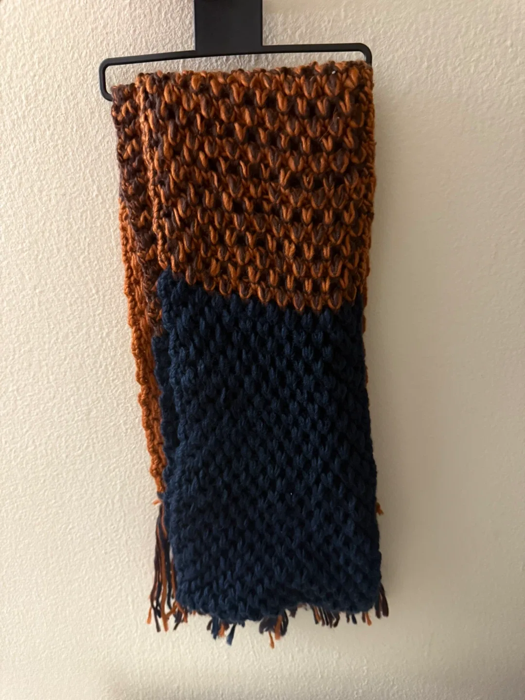 Rampage Two-Tone Knit Scarf