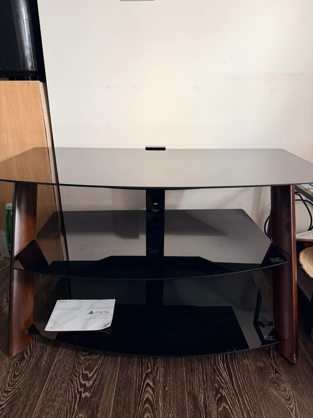 TV Stand - Glass & Wood - photo 3