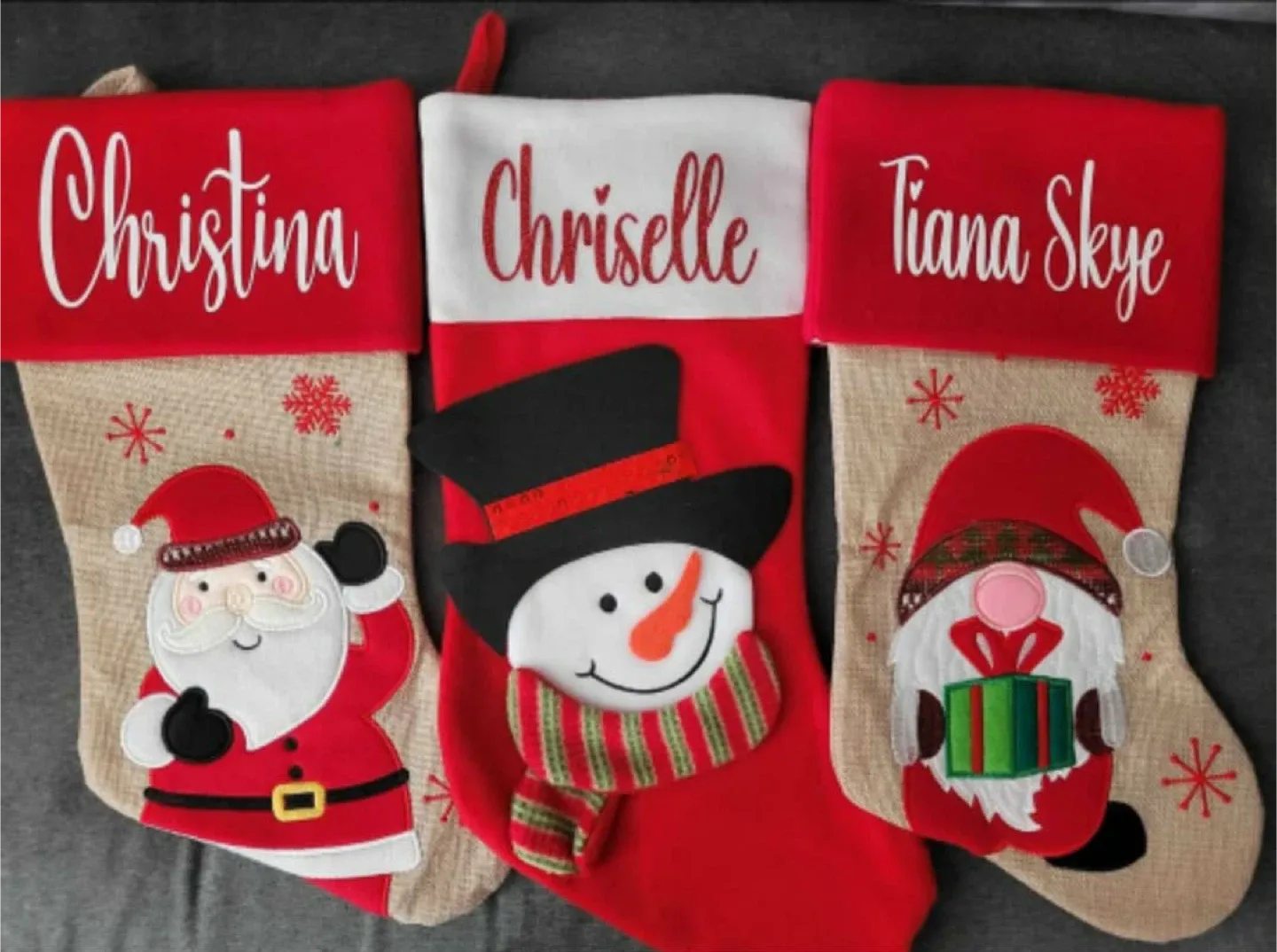 Personalized Christmas Stockings - Assorted Designs image indicator(2)