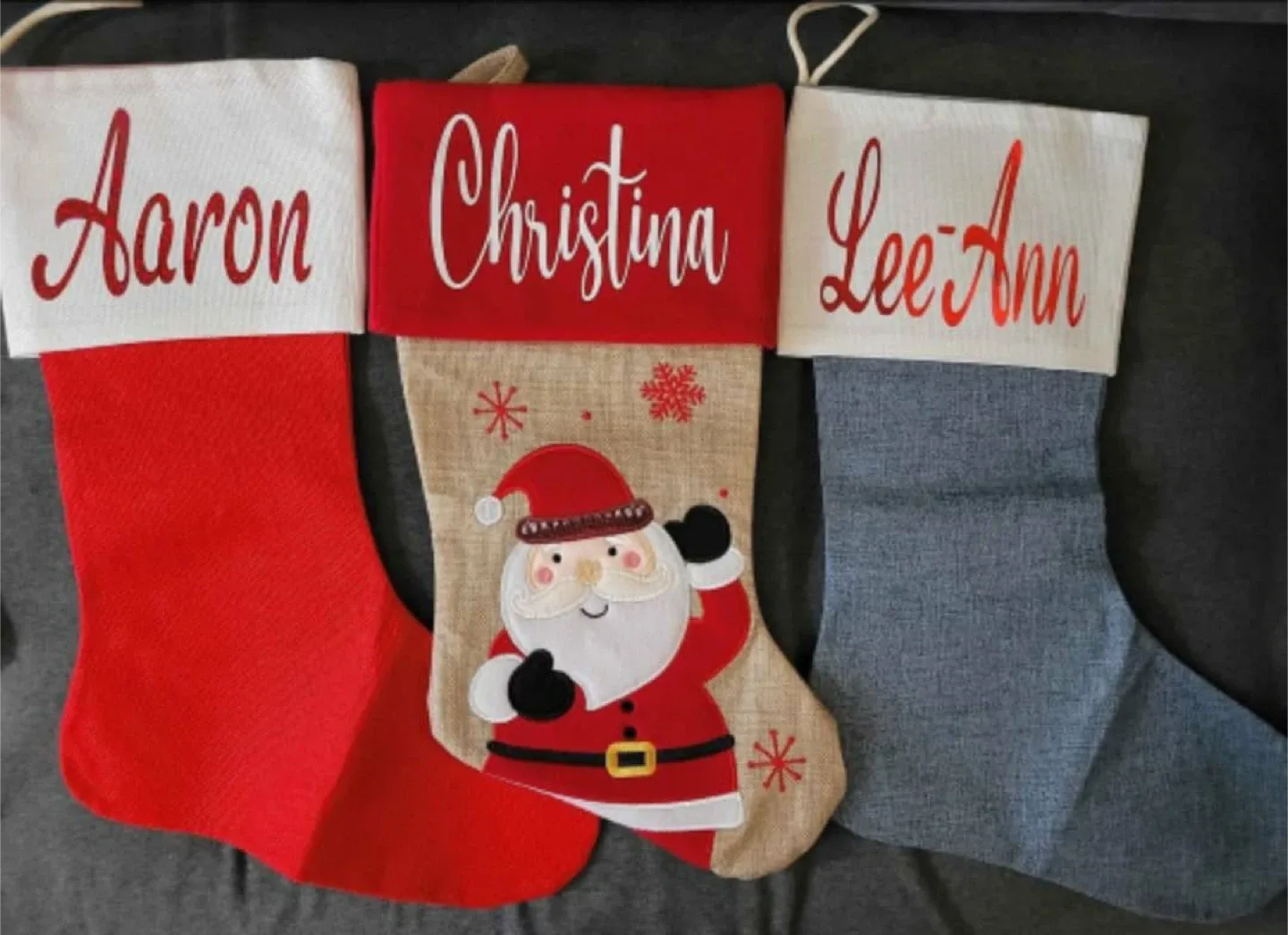 Personalized Christmas Stockings - Assorted Designs