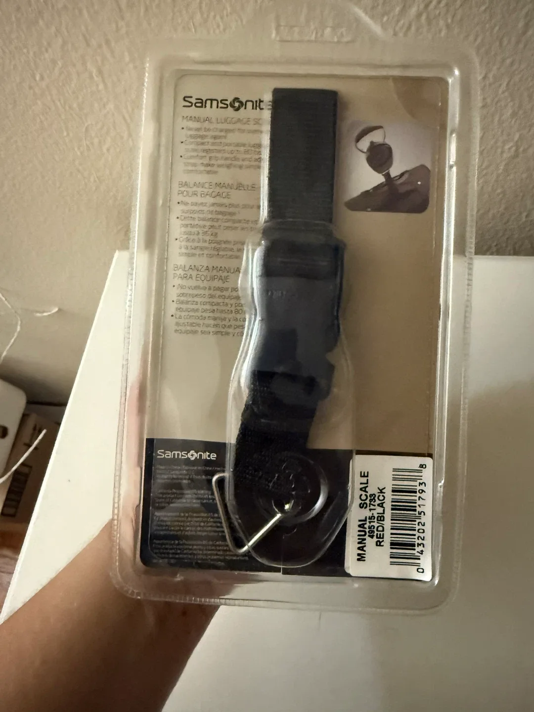 New Samsonite Manual Luggage Scale image indicator(3)