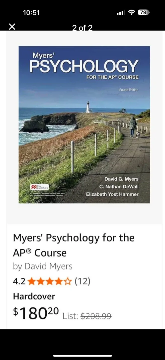 Myers' Psychology for the AP Course image indicator(2)