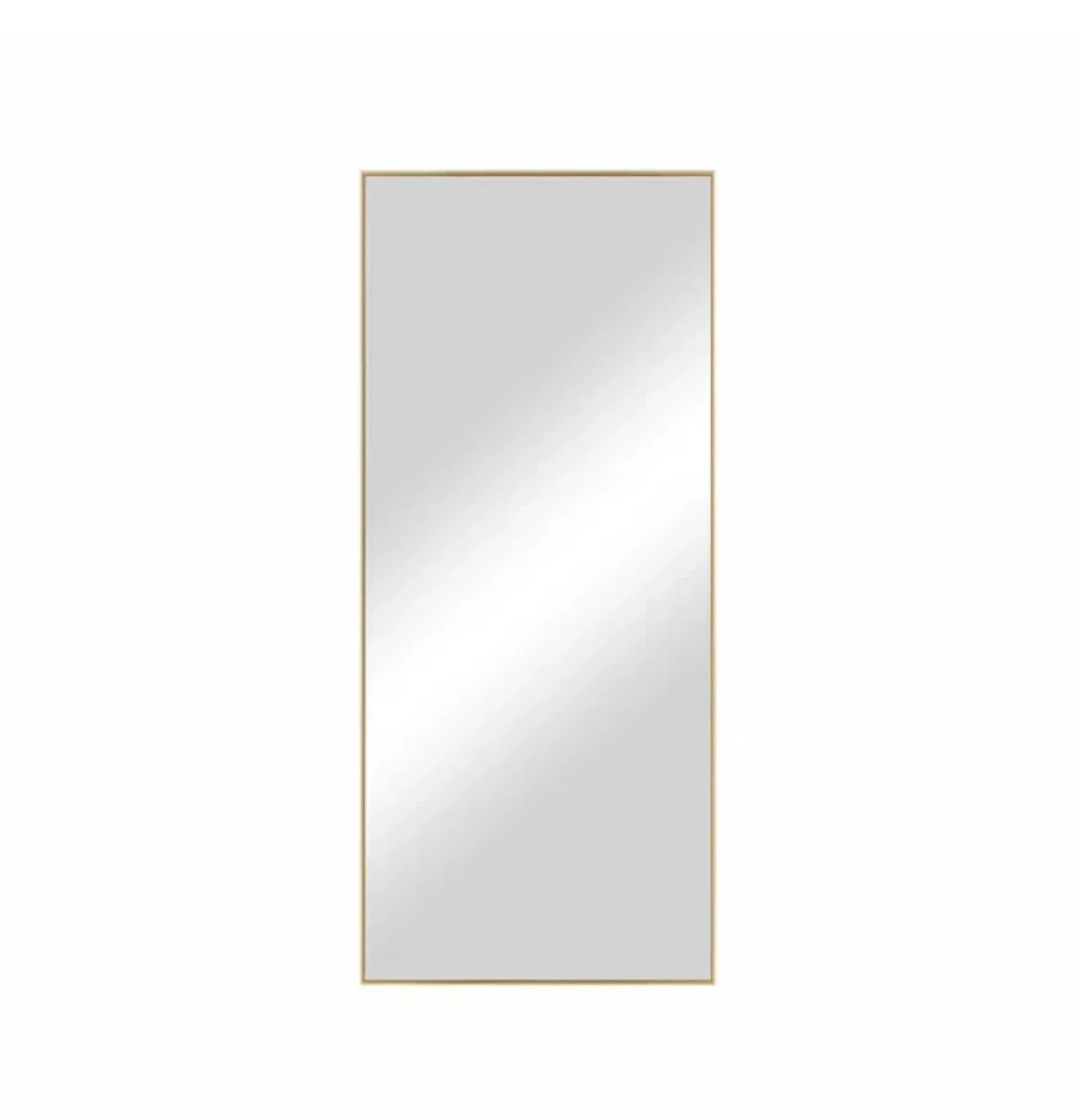 Gold Frame Full Length Mirror 71x24 image indicator(3)