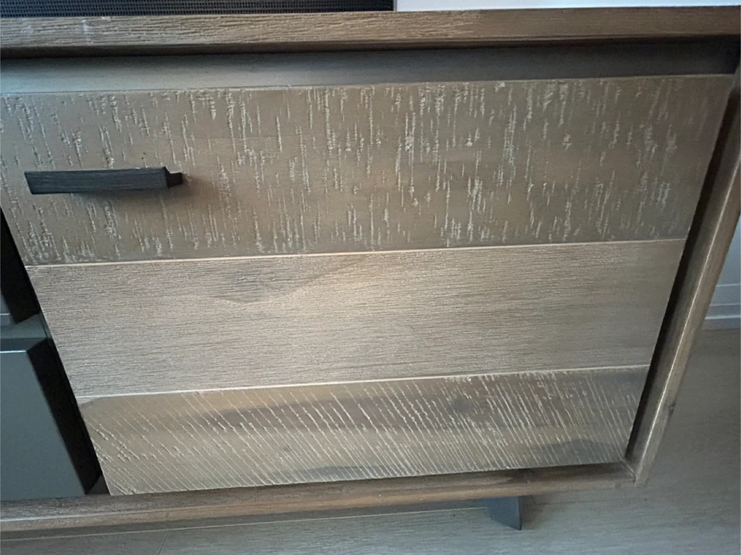 Structube Wood and Grey TV Stand image indicator(5)