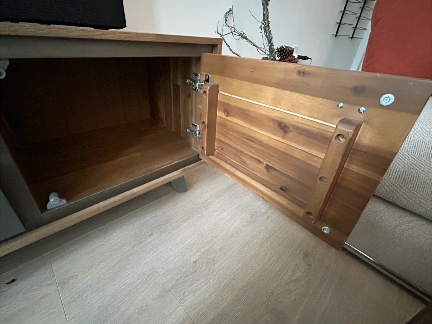 Structube Wood and Grey TV Stand image indicator(8)