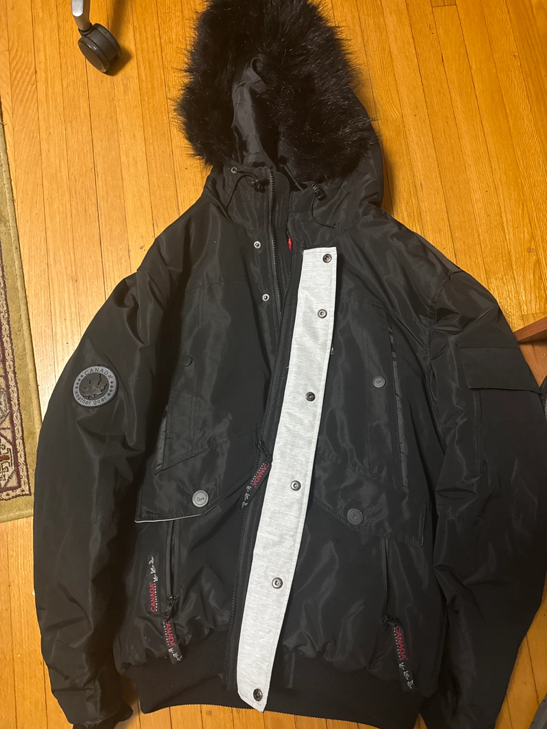Canada Weathergear Black Winter Jacket - XL - photo 4