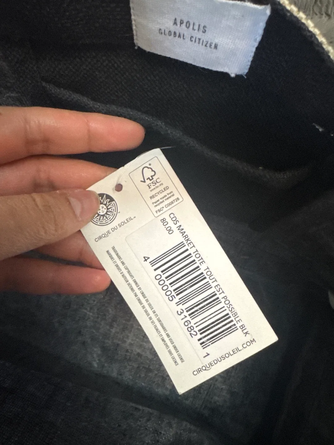 Cirque du Soleil Apolis Market Tote image indicator(2)