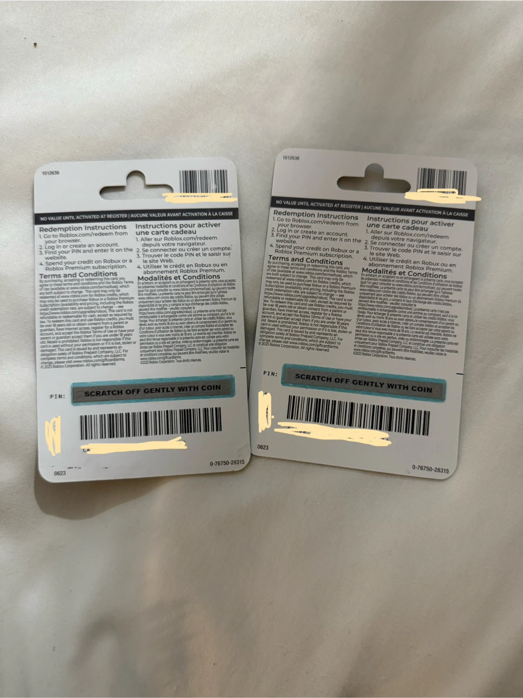 Roblox $50 CAD Giftcards - photo 2