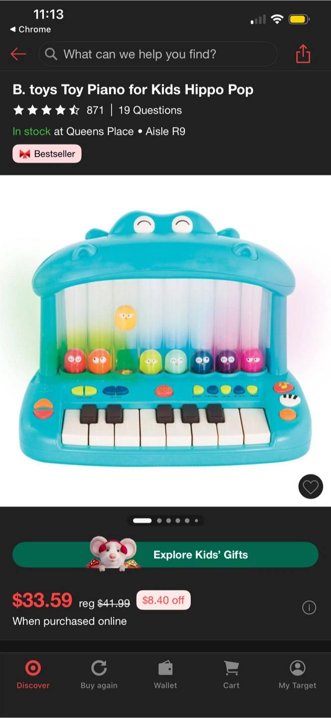 Hippo Pop Piano for Kids - photo 2