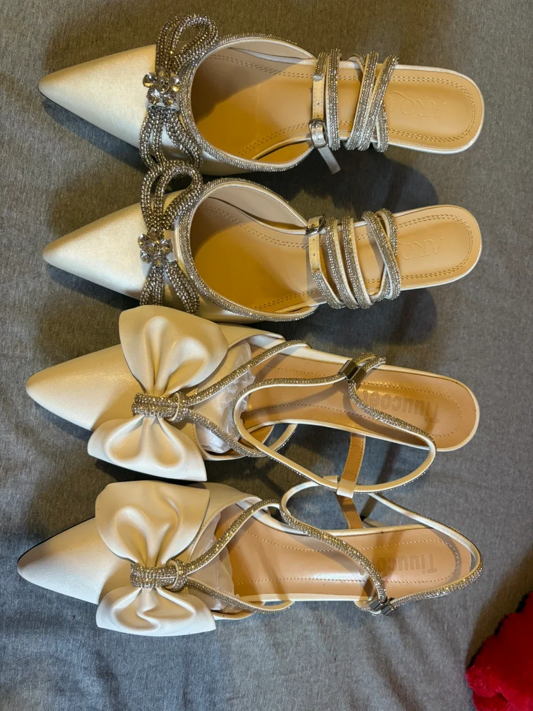 AROA & Tiuuco White Heels