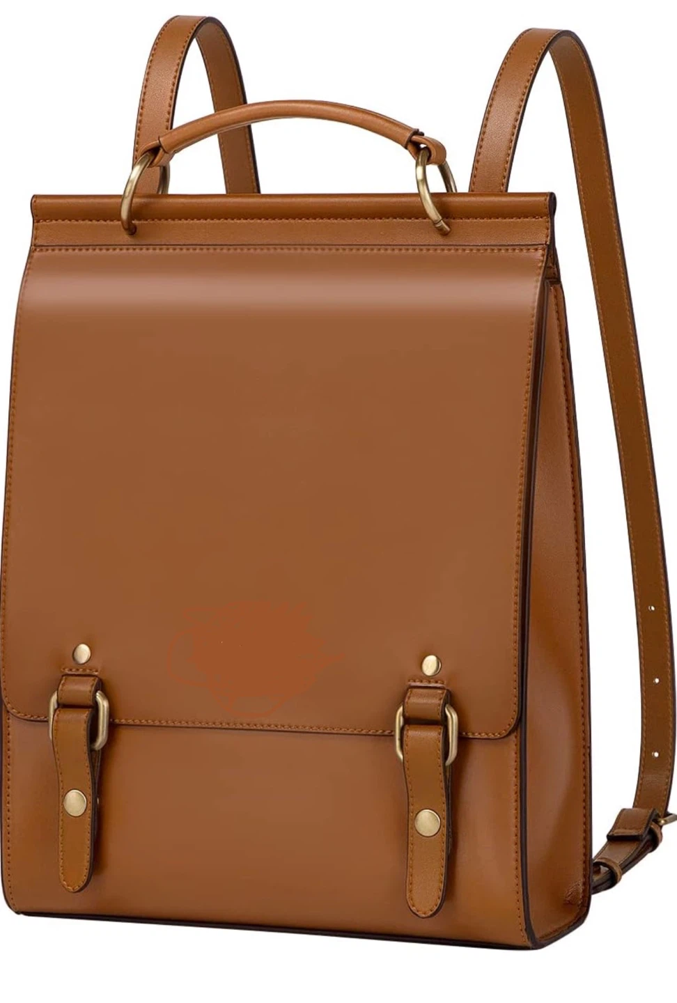 ECOSUSI Brown Backpack