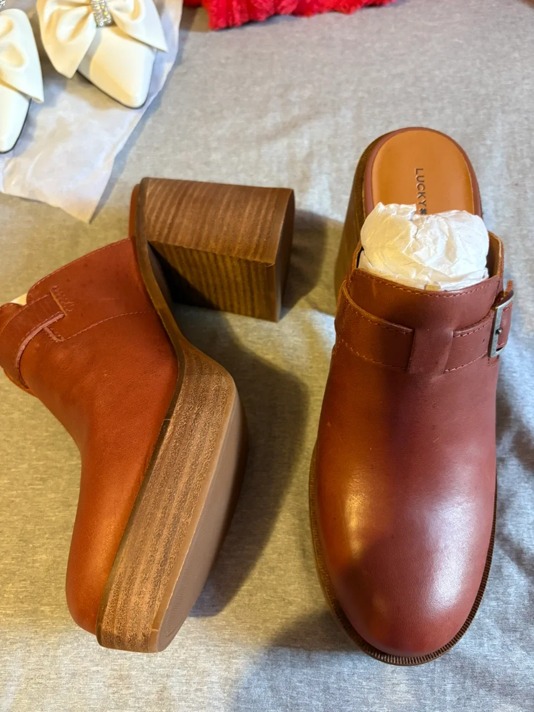 Lucky Brand Leather Mule - Size 8