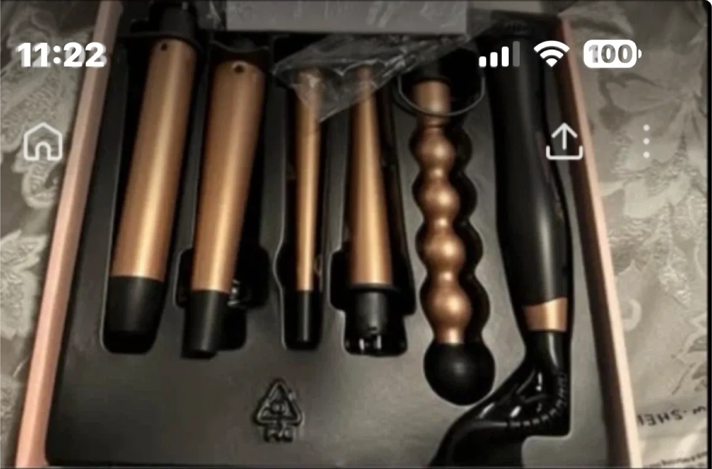 BESTOPE 5 in 1 Curling Wand Set image indicator(3)