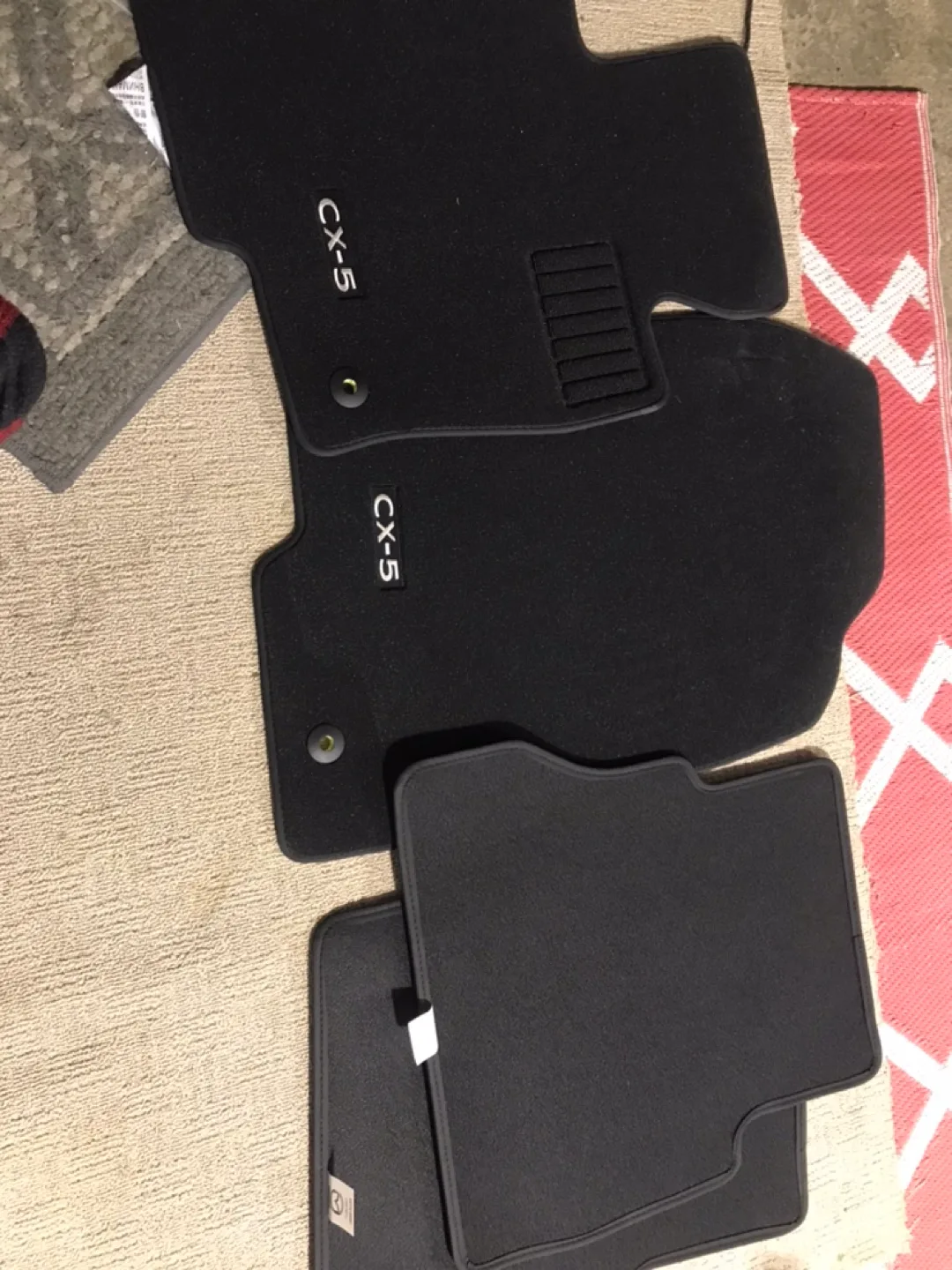 Mazda CX-5 Black Floor Mats - Like New