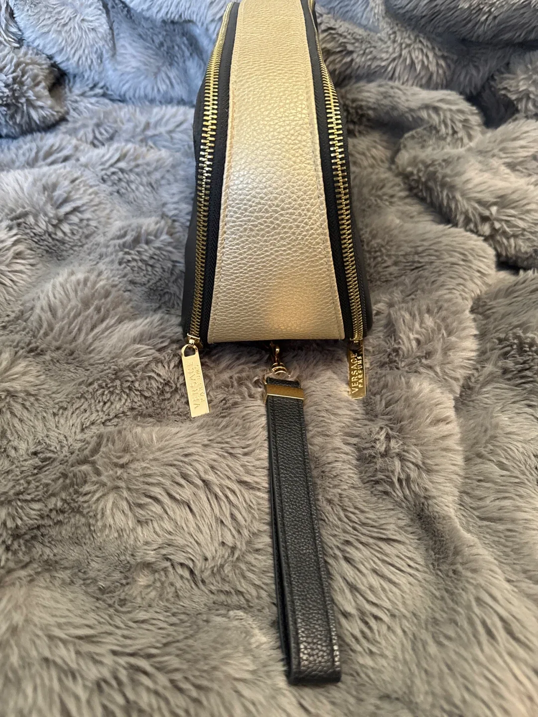 Versace Black Leather Pouch image indicator(6)
