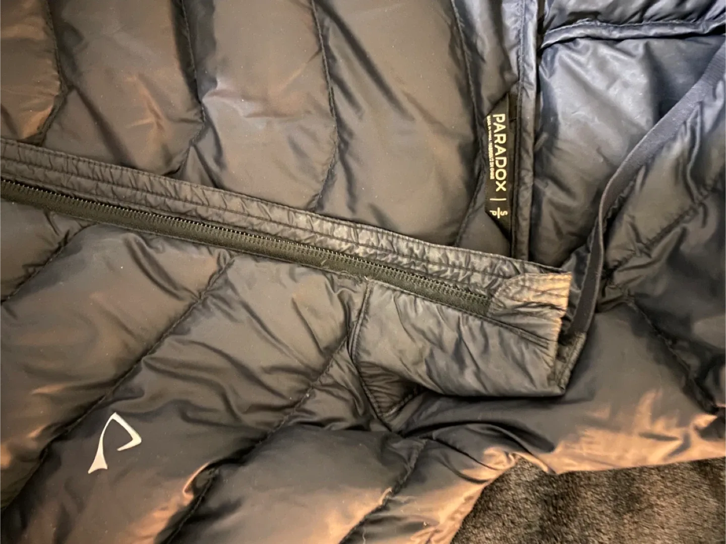 Paradox Black Puffer Jacket - Size S