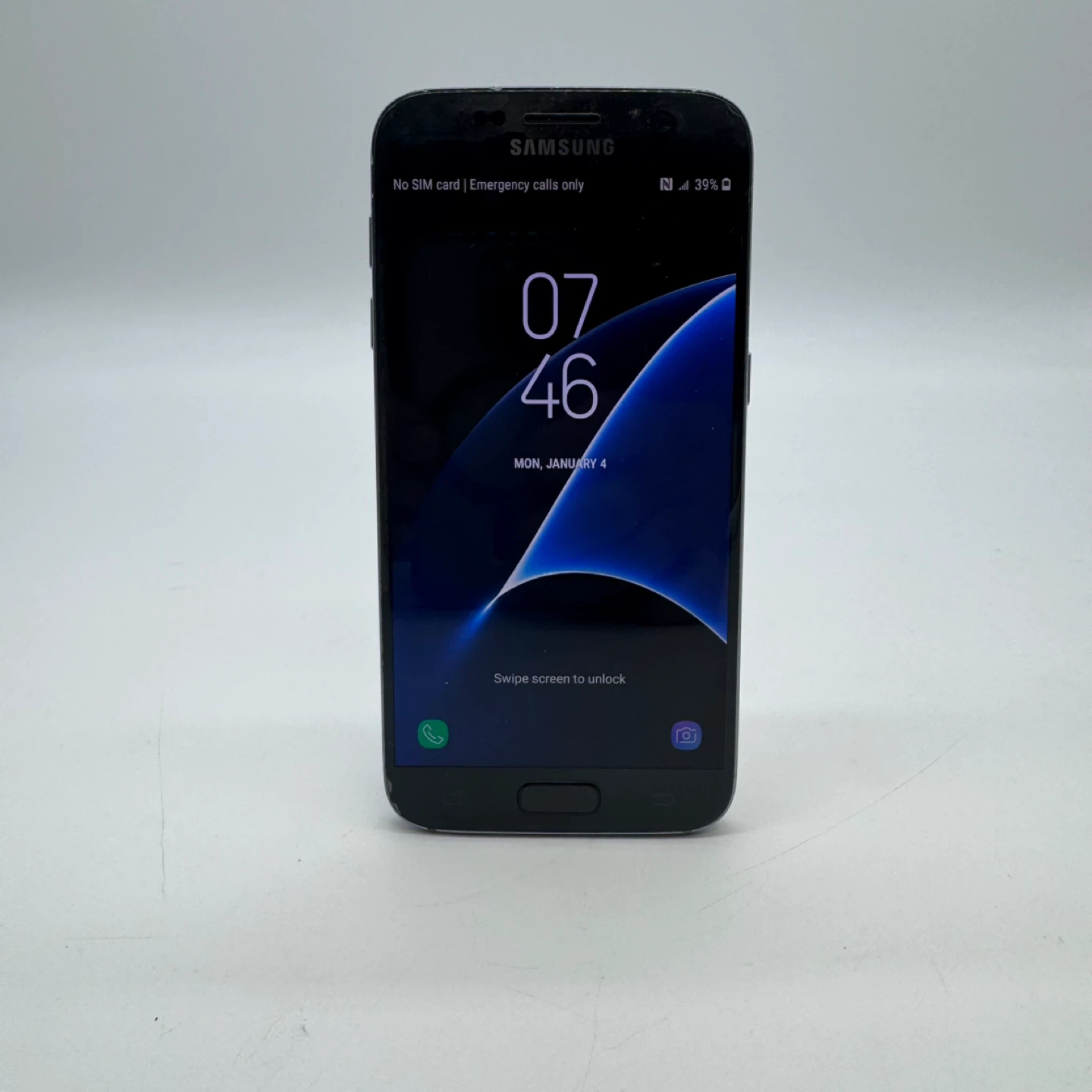 Samsung Galaxy S7 – Works – No SIM Detection (lock)– Scratched