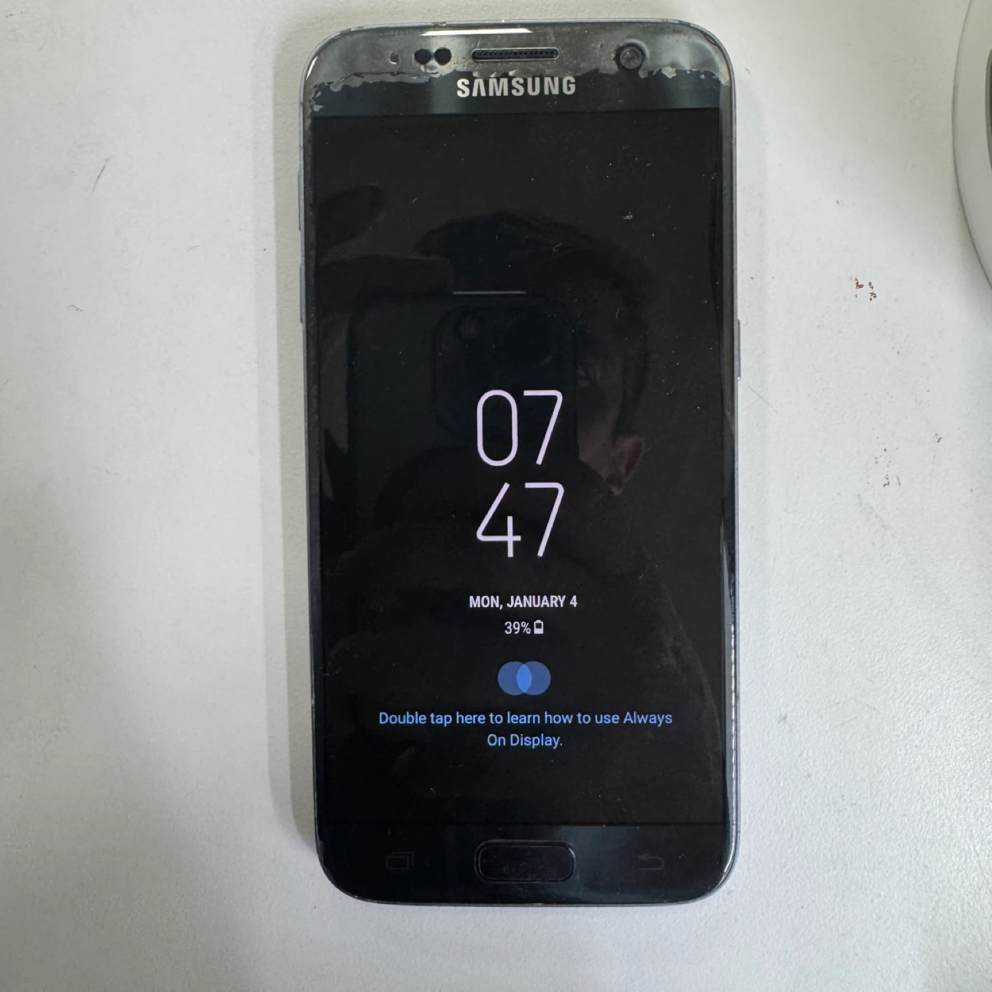 Samsung Galaxy S7 – Works – No SIM Detection (lock)– Scratched - photo 3