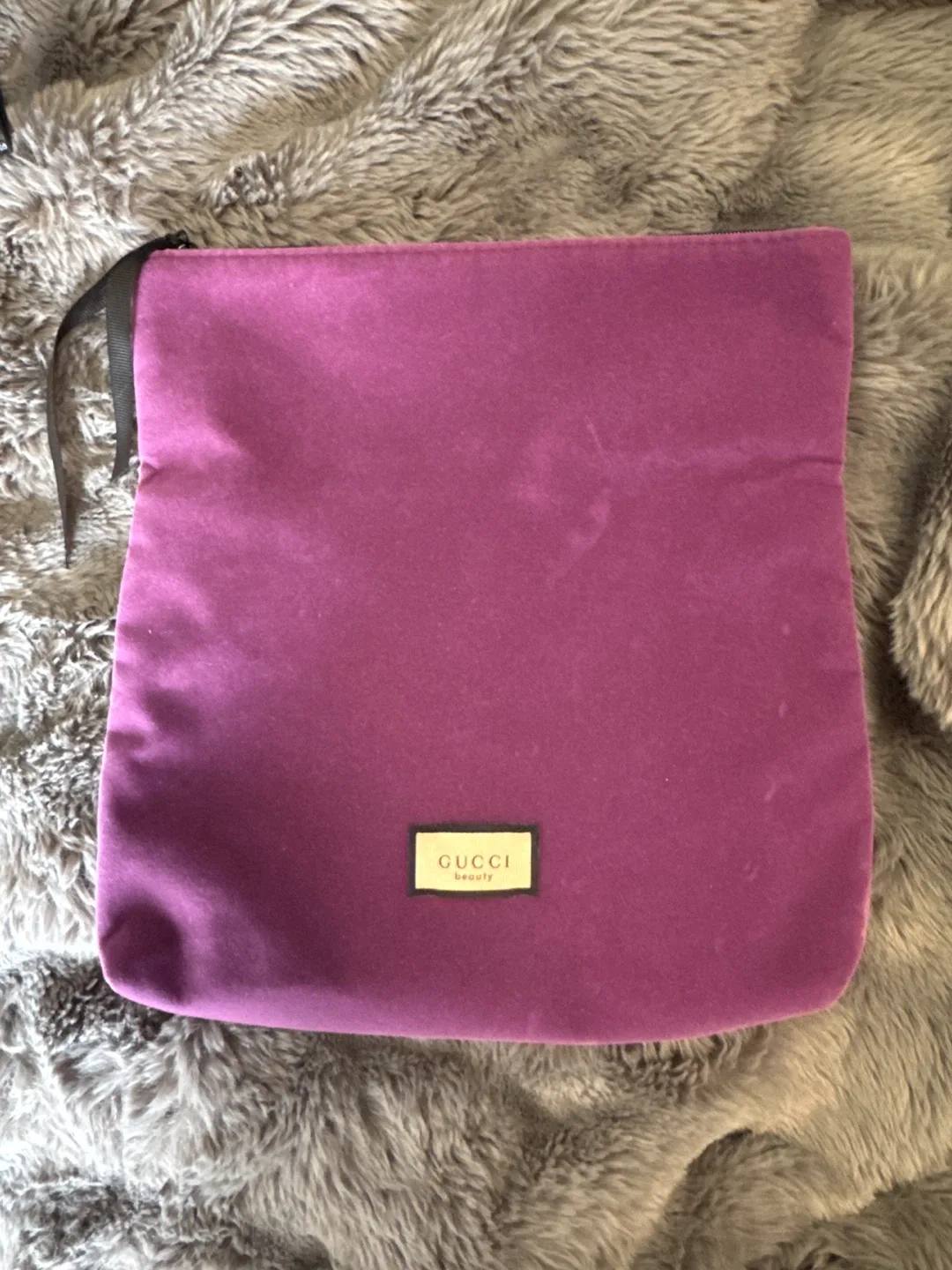 Gucci Beauty Purple Makeup Bag
