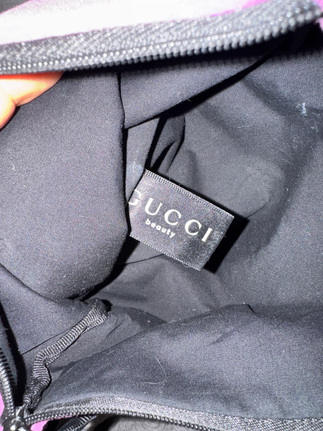 Gucci Beauty Purple Makeup Bag - photo 3