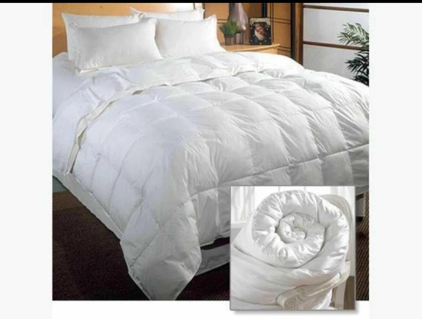 Brand new White Down & feather duvet Comforter