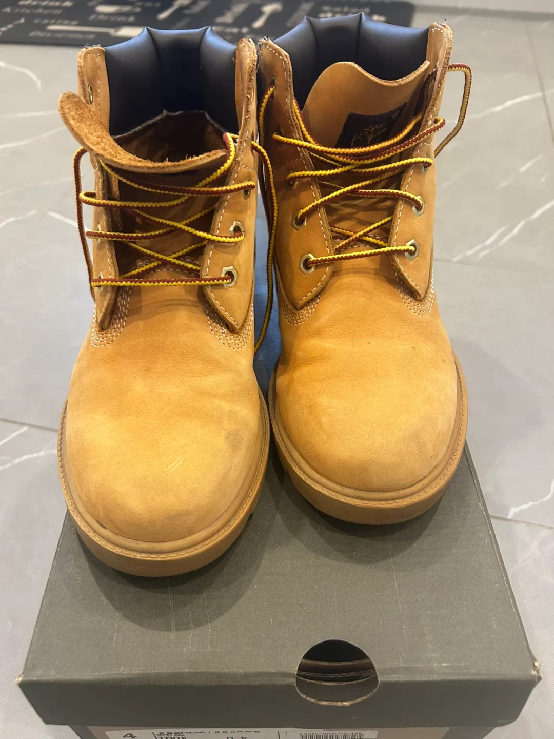 Timberland Junior's Tan Boots Size 4
