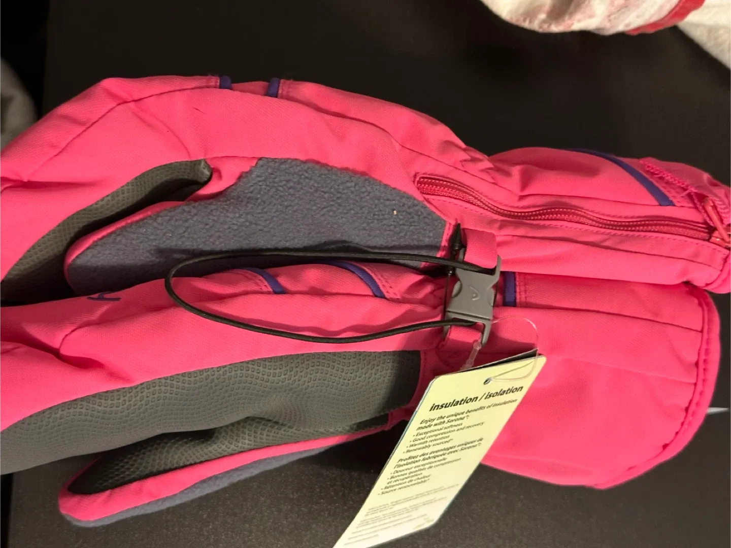 NEW! Kids’ HEAD Pink Ski/Snowboard Mittens image indicator(3)