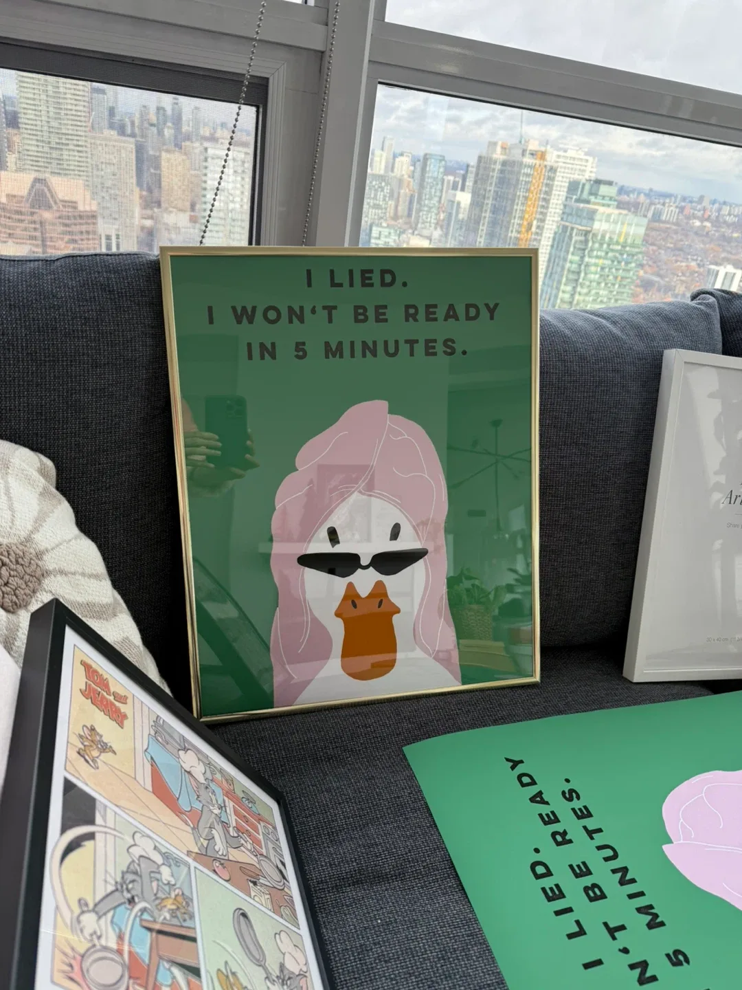 Funny Duck Print Wall Art image indicator(2)