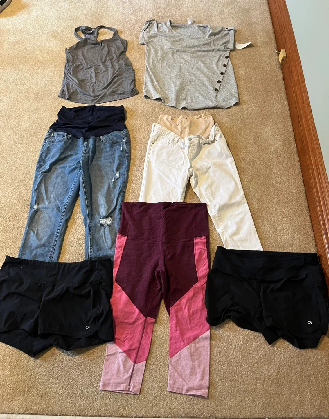 Maternity Clothes Bundle - Gap, Jeans, Tops, Shorts