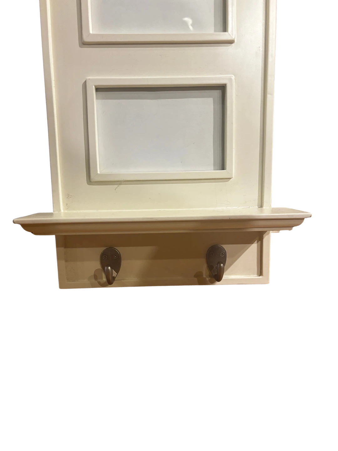 Wall Mounted Photo Frame with Shelf & Hooks - photo 2