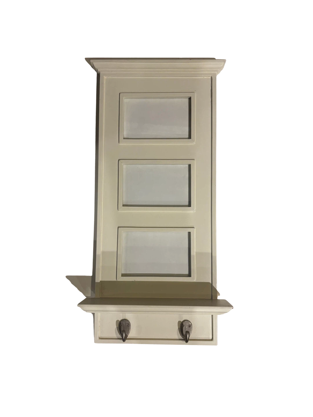 Wall Mounted Photo Frame with Shelf & Hooks