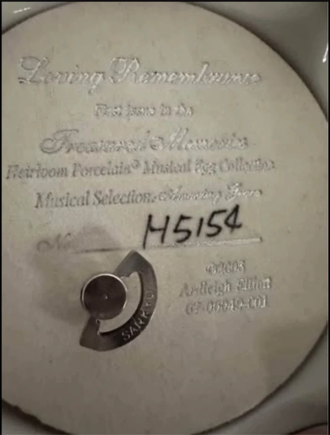 Heirloom Porcelain Musical Egg Collection image indicator(5)