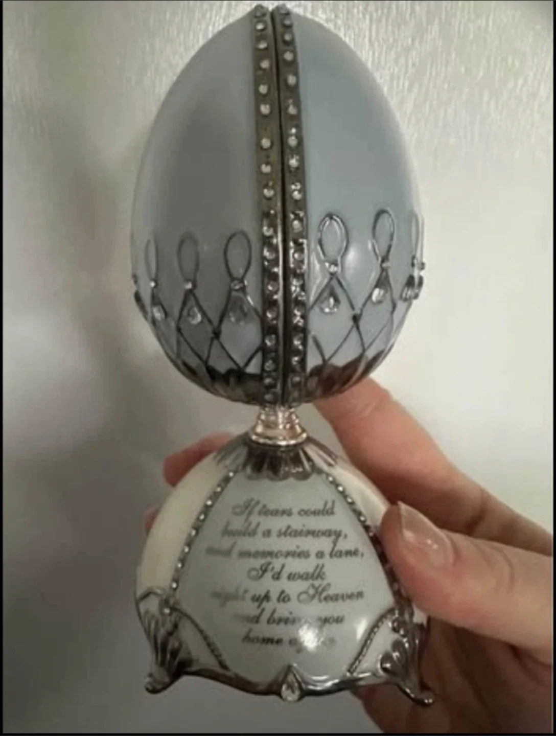 Heirloom Porcelain Musical Egg Collection