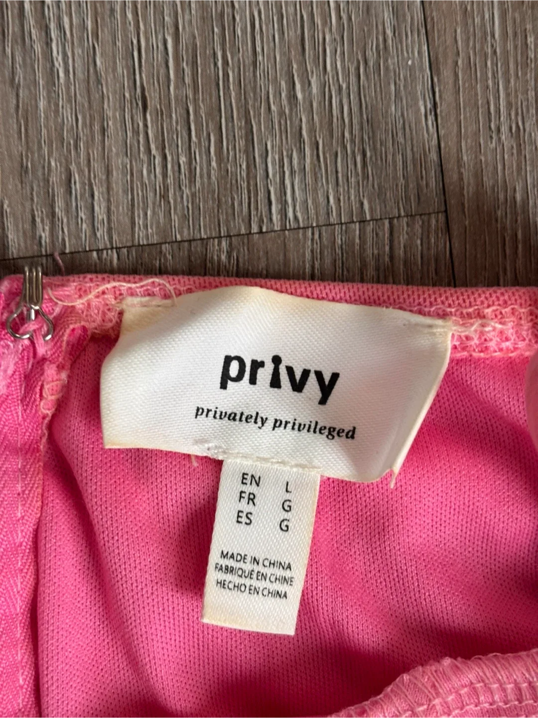 Privy Pink Dress - Size Large image indicator(2)