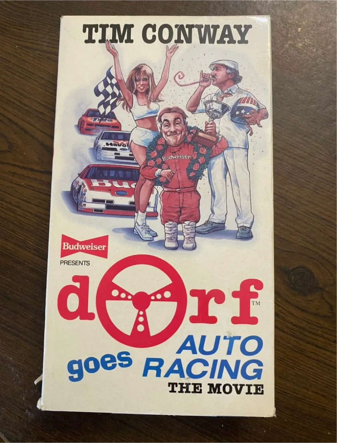 Dorf Goes Auto Racing VHS Tape