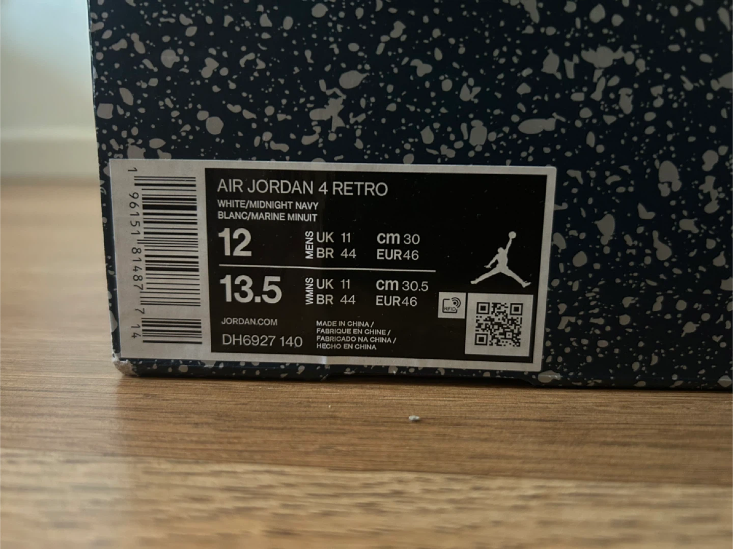 Air Jordan 4 Retro Midnight Navy Size 12 - photo 4