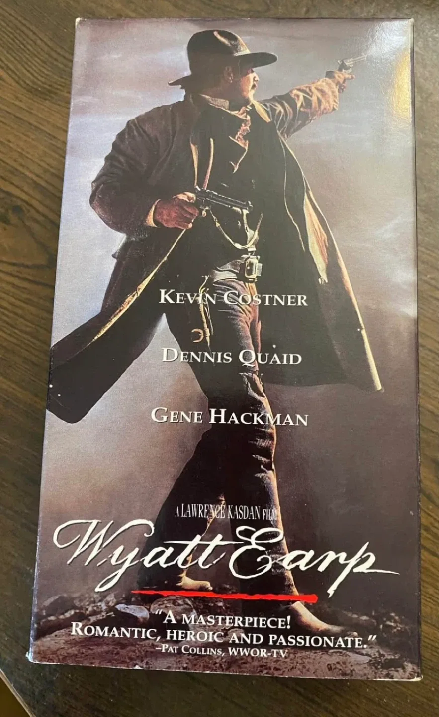 Wyatt Earp VHS Tape - Kevin Costner