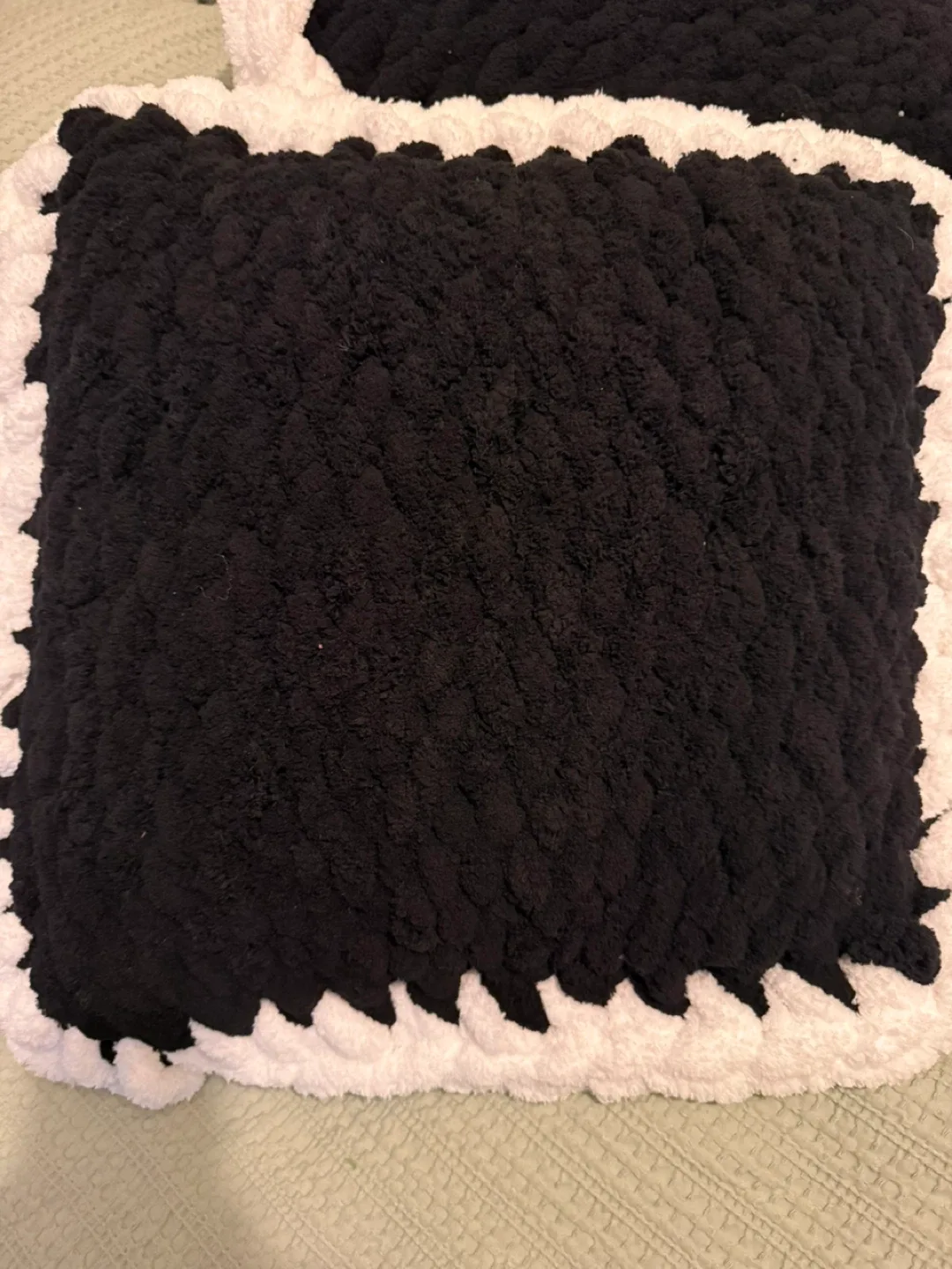 Handmade Black & White Throw Pillows image indicator(2)