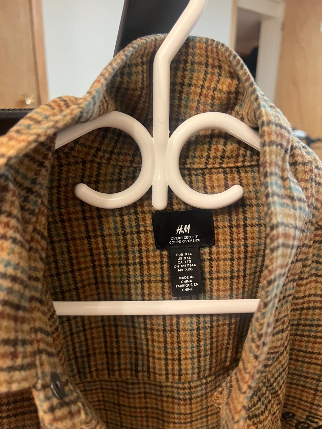 H&M Oversized Fit Plaid Shirt - XXL - photo 2