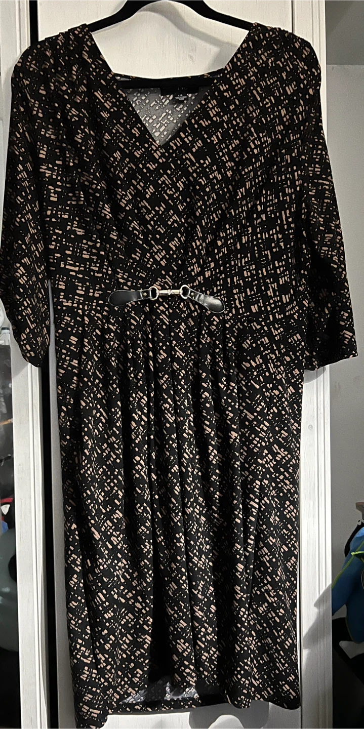 Black Patterned Dress