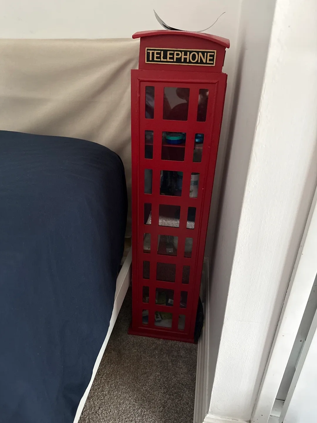Red Telephone Booth Cabinet