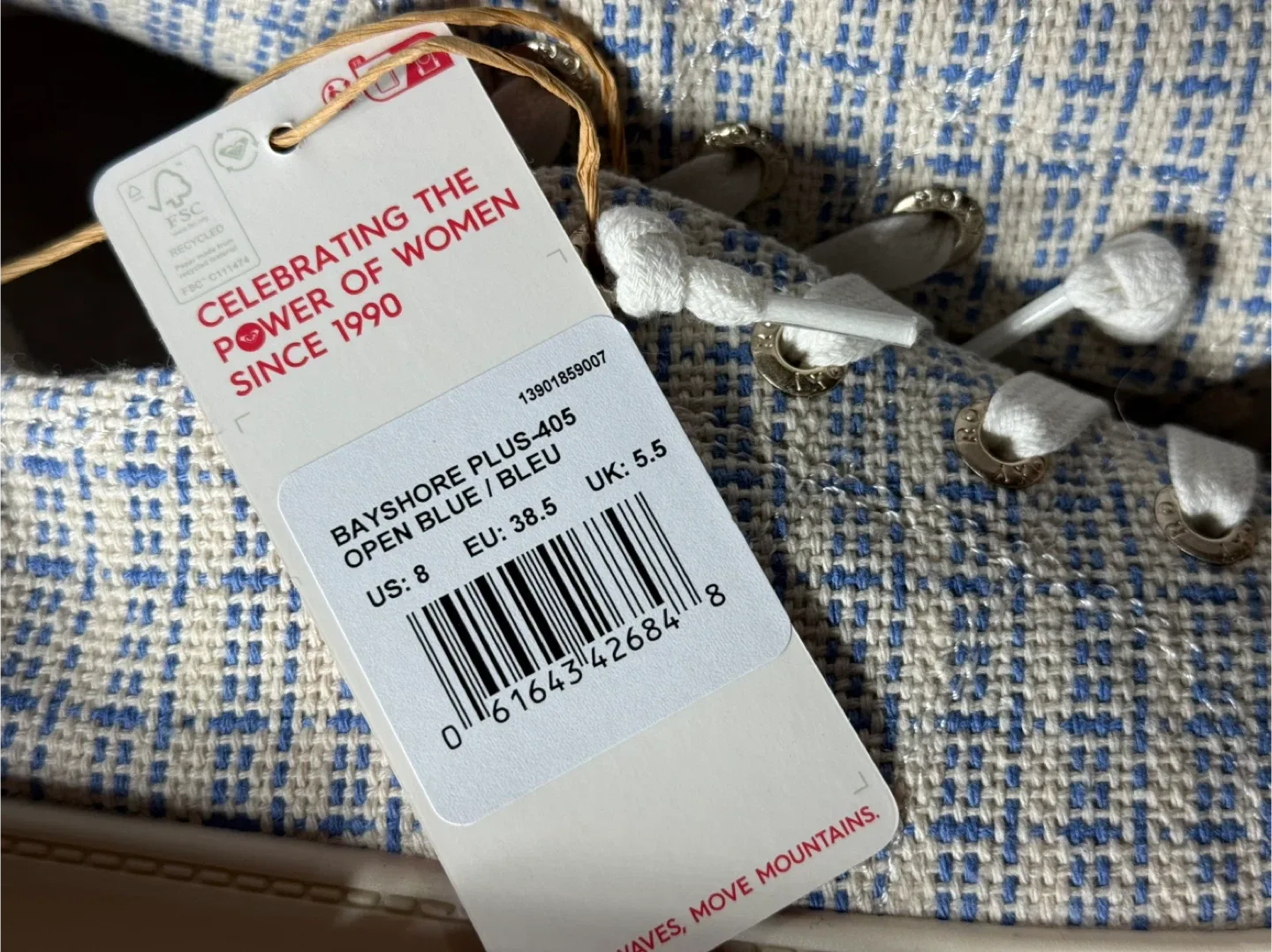 New in box Roxy Bayshore Plus Blue Shoes - Size 8 image indicator(3)