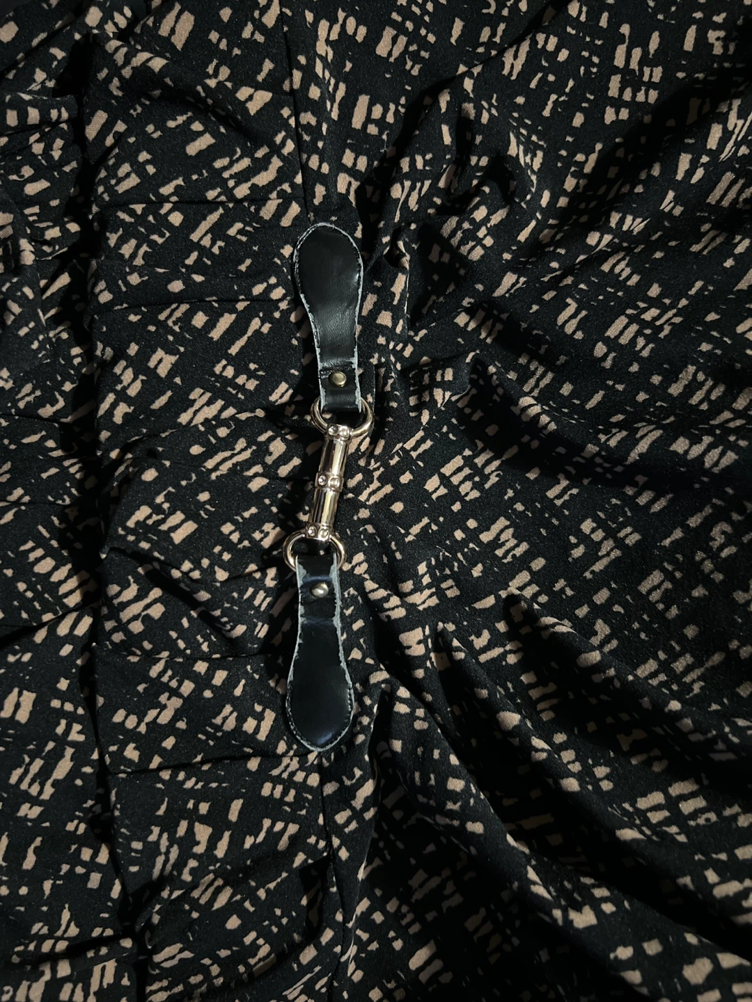 Black Patterned Dress - photo 2