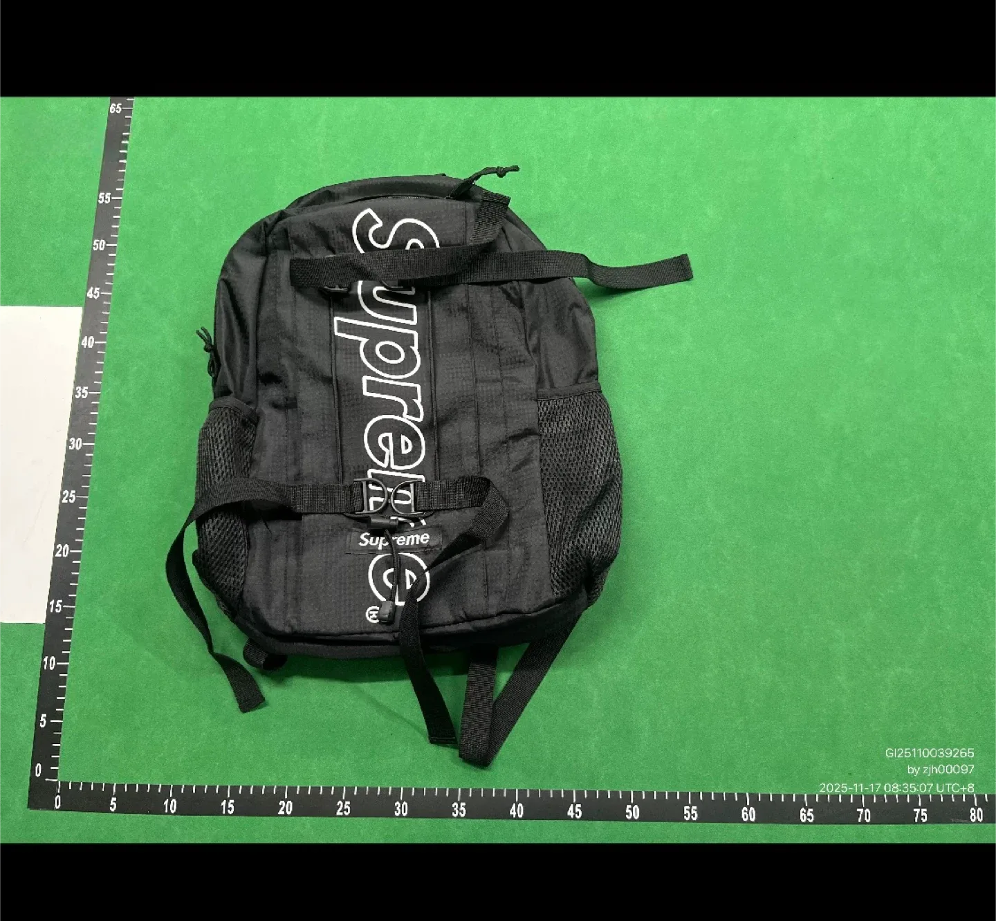 Supreme Black Backpack image indicator(4)
