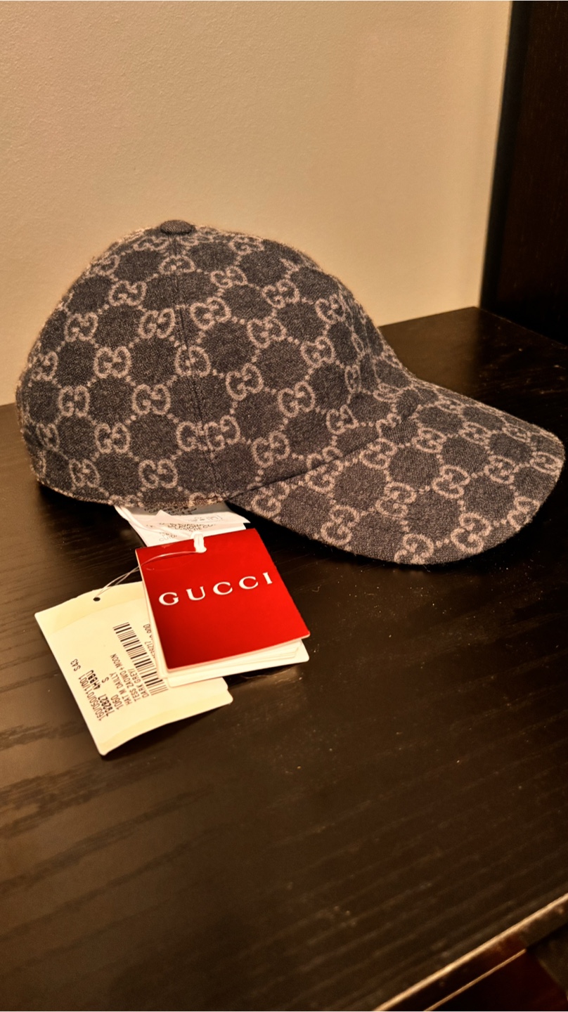 *NEW* Gucci GG Wool Baseball Hat - photo 2