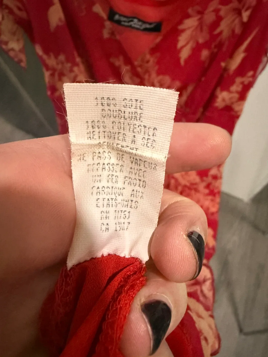 Betsey Johnson Red Floral Dress image indicator(4)