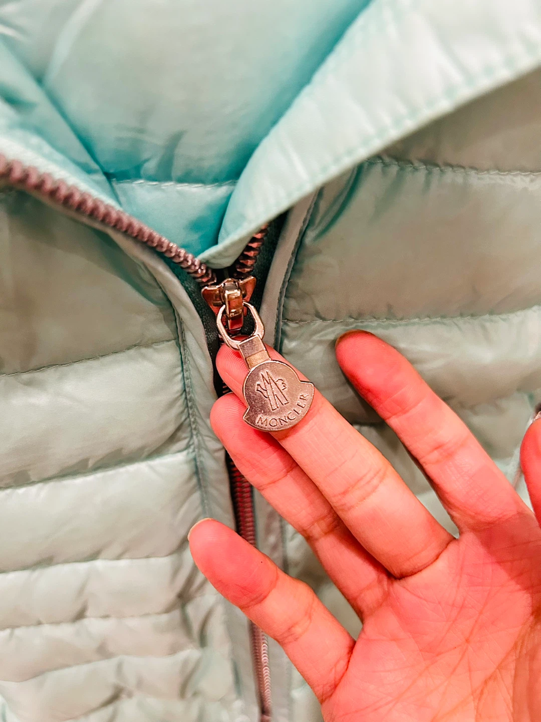 Moncler Kids Down Puffer Jacket - Mint - photo 4