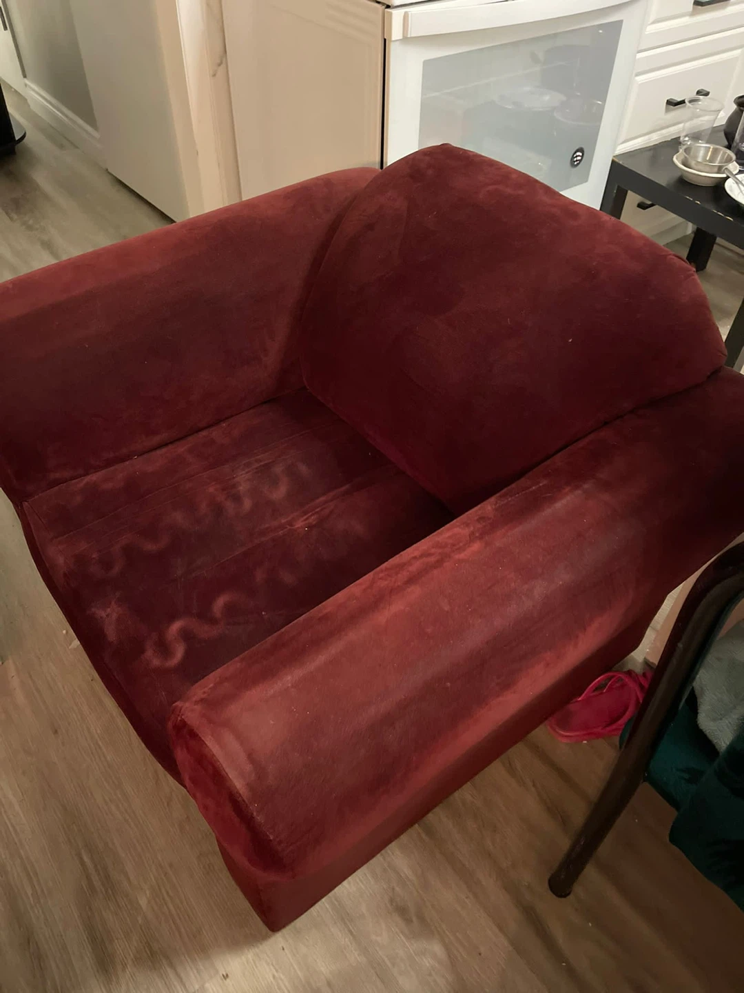 Burgundy Armchair - photo 4